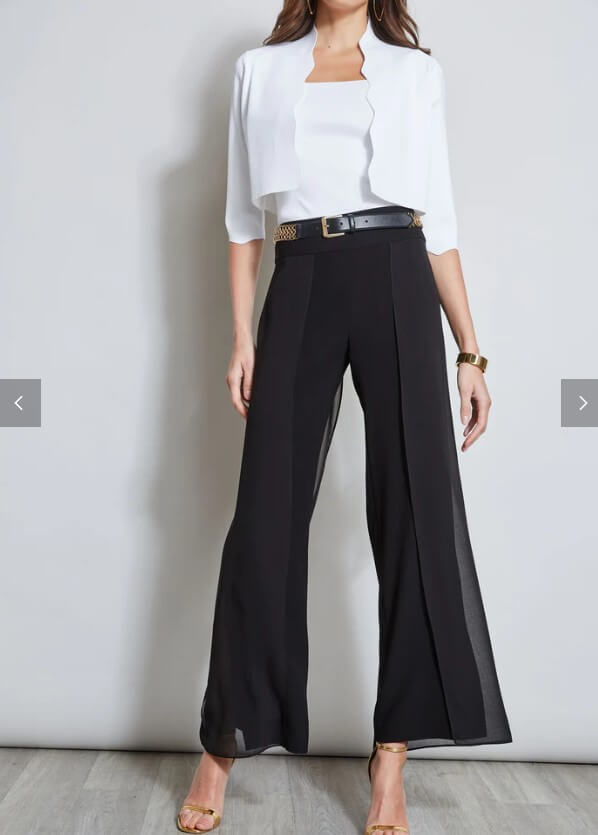 CHIFFON PANEL PANT